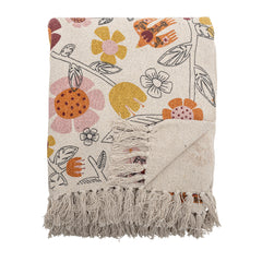 Vivielle Plaid, Multicolore, Coton recyclé