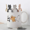 Cuillère chat pour thé, café ou dessert