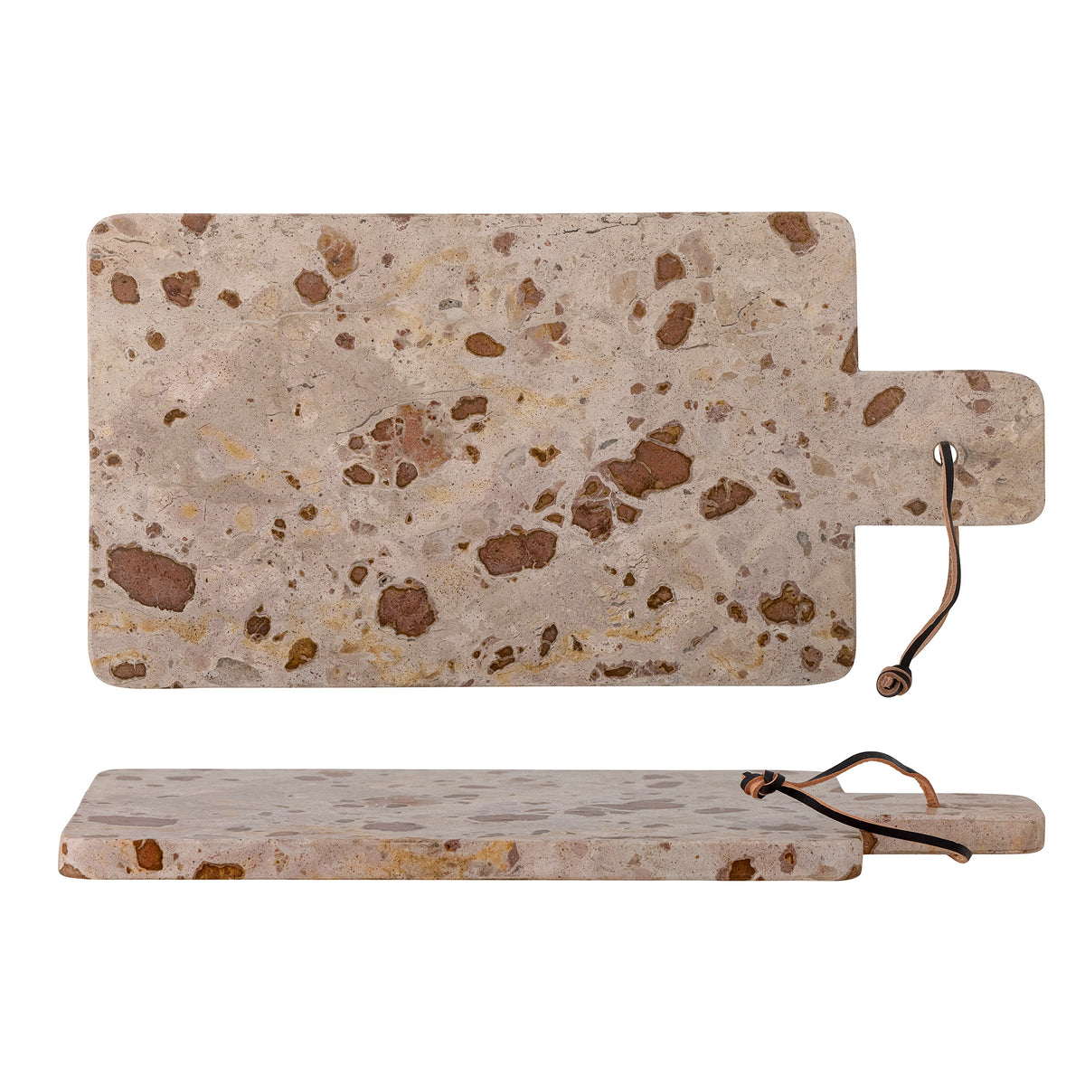 Nukaka Planche à découper, Marron, Marbre