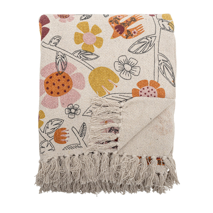 Vivielle Plaid, Multicolore, Coton recyclé