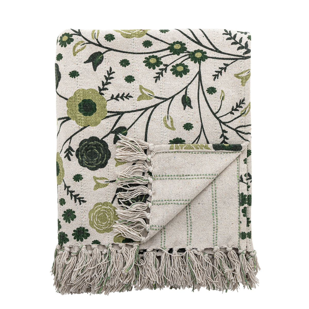 Eydis Plaid, Multicolore, Coton recyclé