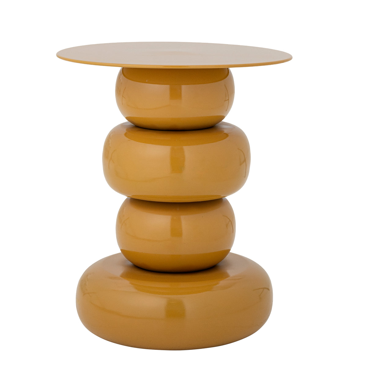Olonne Table d'appoint, Jaune, Fer