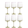 Luciana Verre à vin, Multicolore, Verre