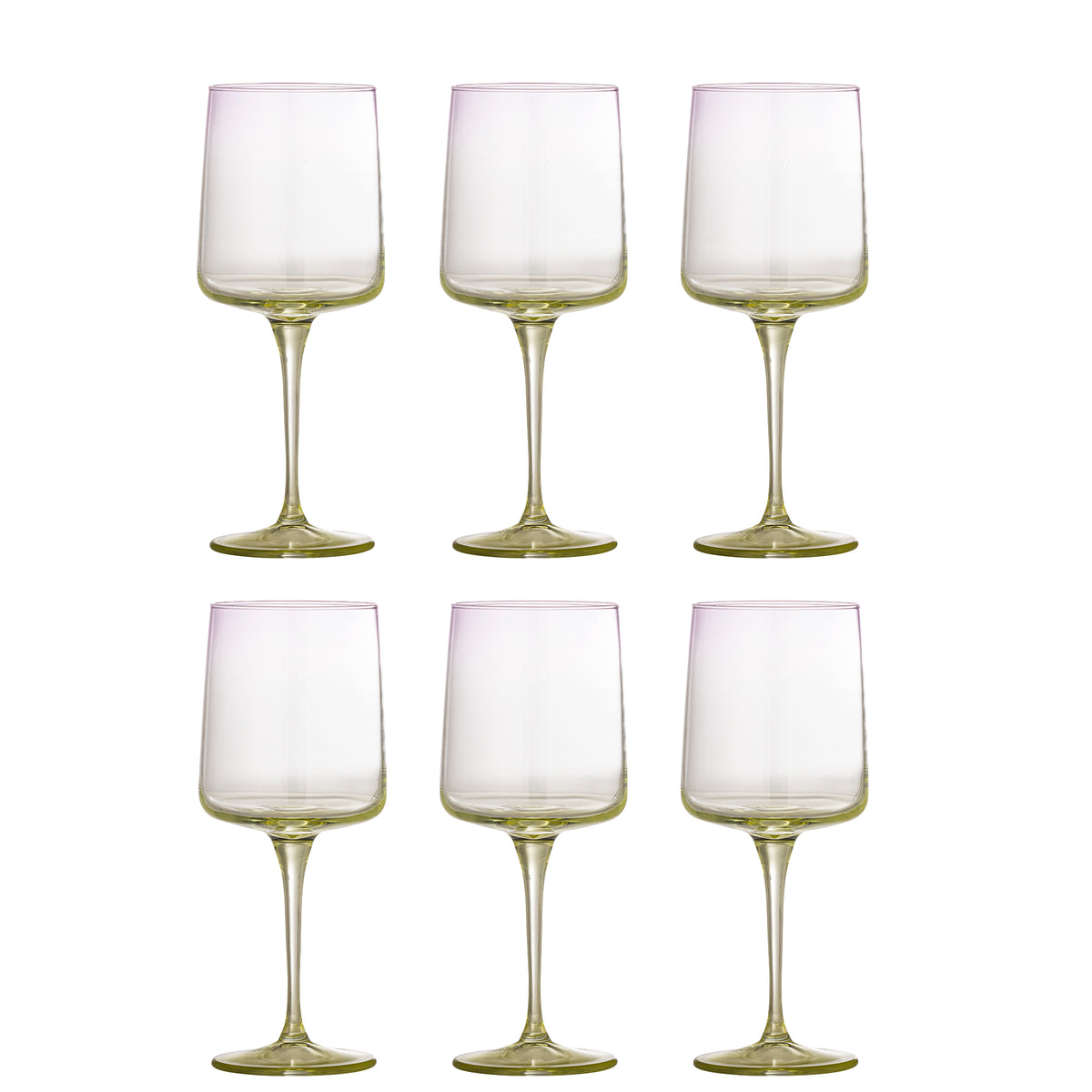 Luciana Verre à vin, Multicolore, Verre