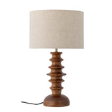 Elinora Lampe de table, Marron, Mango