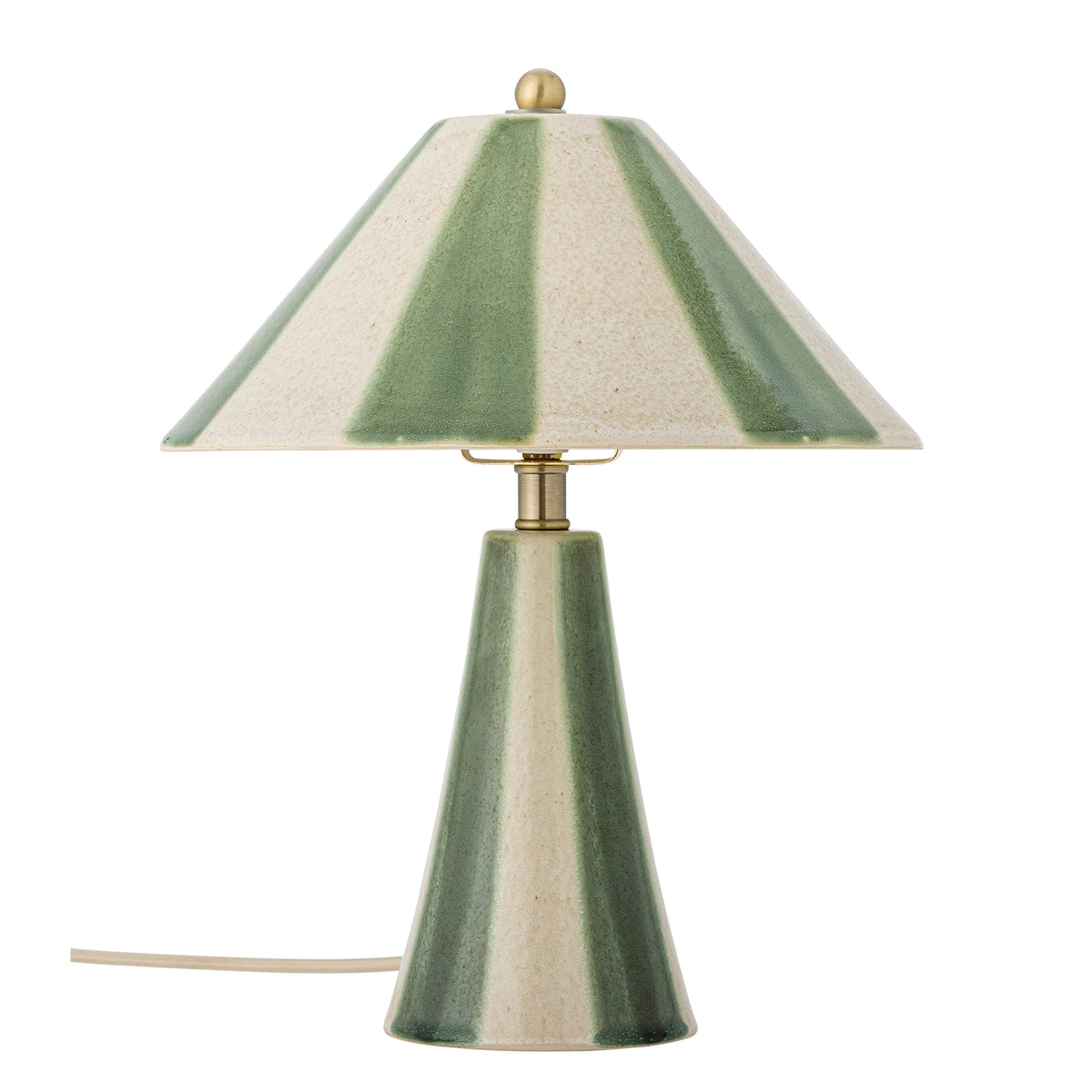Olive Lampe de table, Multicolore, Grès