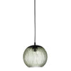 Sybia Lampe à suspension, Verte, Verre