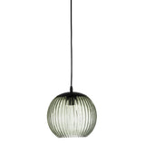 Sybia Lampe à suspension, Verte, Verre