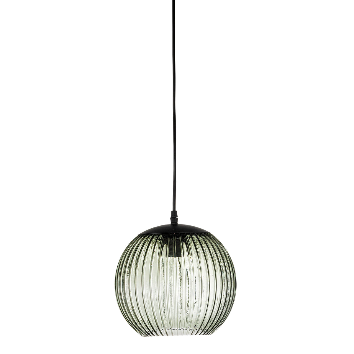 Sybia Lampe à suspension, Verte, Verre