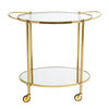 Fine Table de bar, Or, Verre
