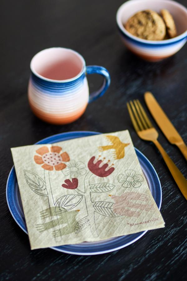 Vivielle Serviette, Multicolore, FSC®Recycled, Paper