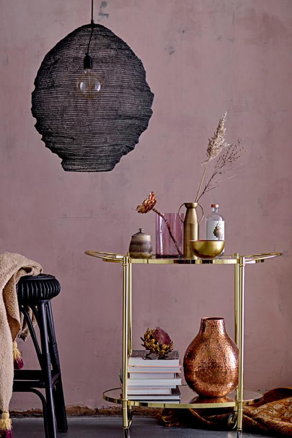 Fine Table de bar, Or, Verre