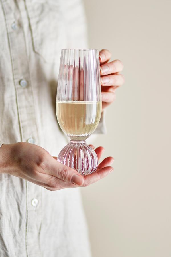 Taurin Coupe à champagne, Transparent, Verre