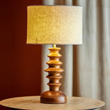 Elinora Lampe de table, Marron, Mango