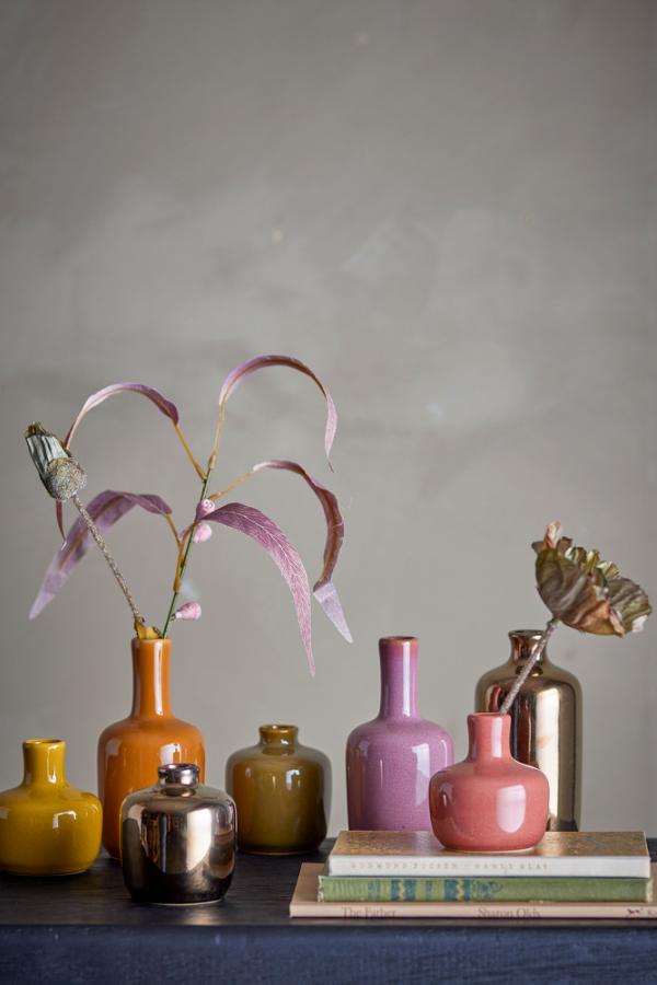 Maien Vase déco, Multicolore, Grès