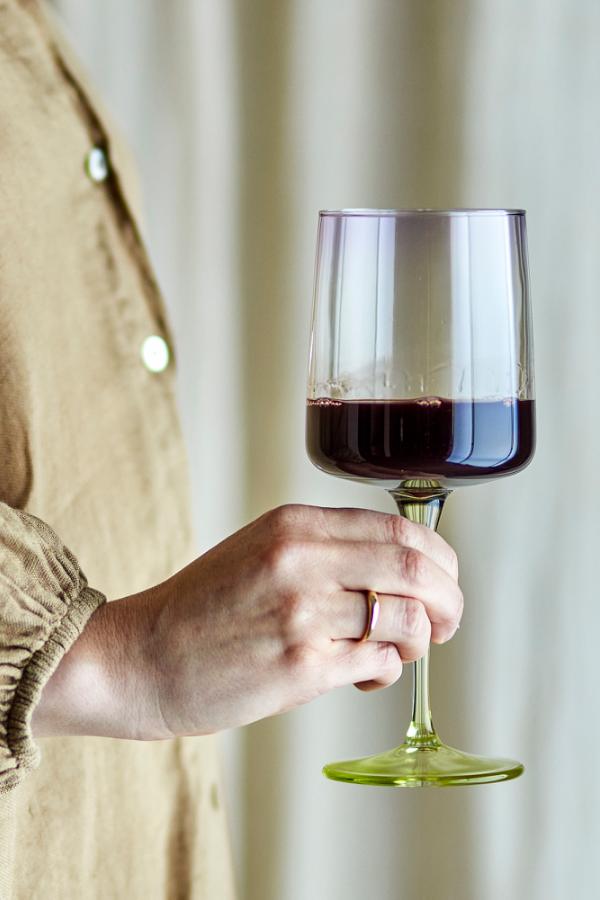 Luciana Verre à vin, Multicolore, Verre