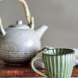 Latina Tasse, Verte, Grès