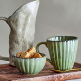 Latina Tasse, Verte, Grès