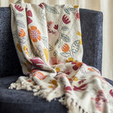 Vivielle Plaid, Multicolore, Coton recyclé