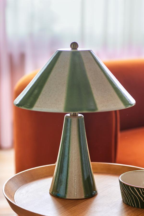 Olive Lampe de table, Multicolore, Grès