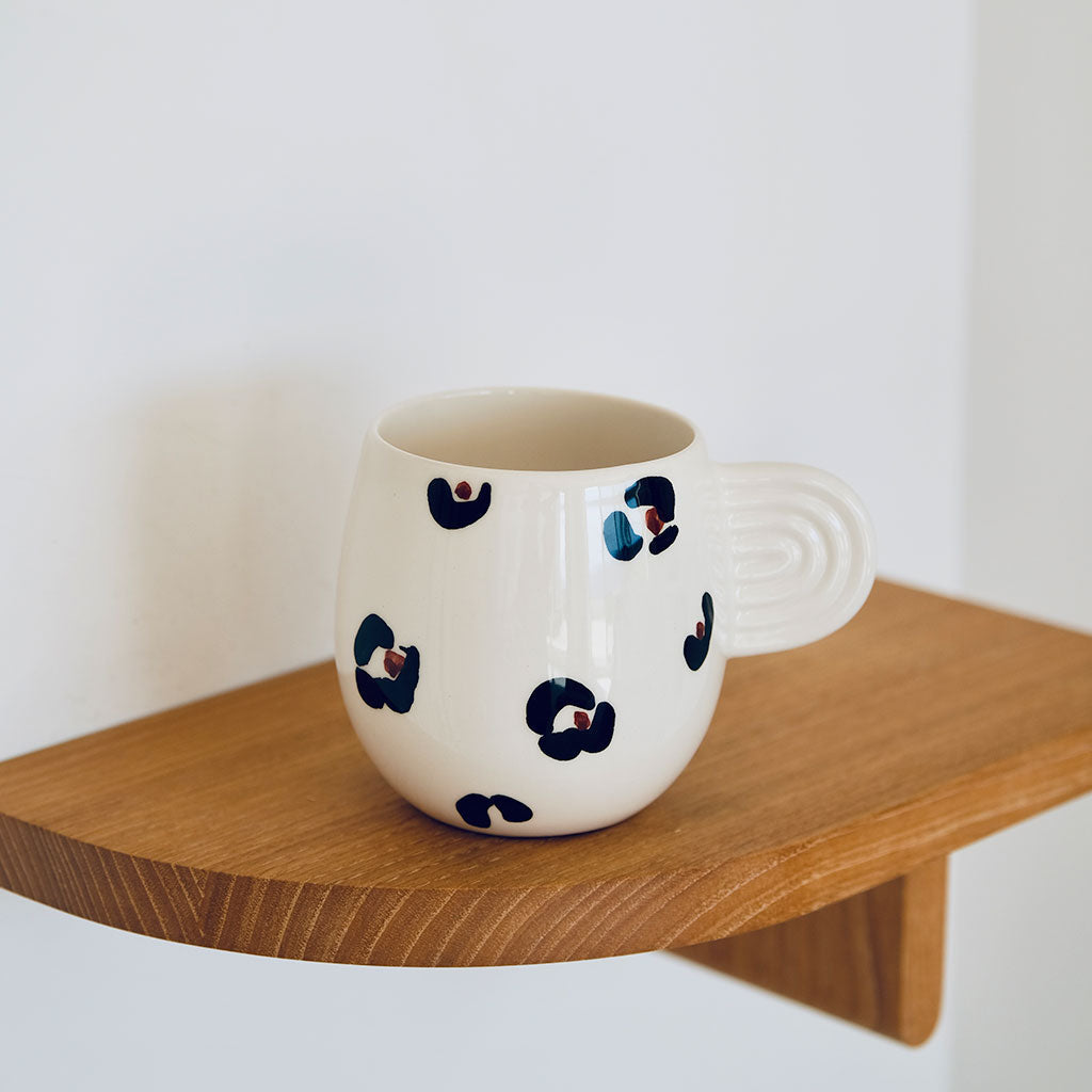 Mug en céramique Ambre - Léopard