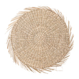 Set de table rond Ilsa Bloomingville en herbier marin naturel, diamètre 38 cm