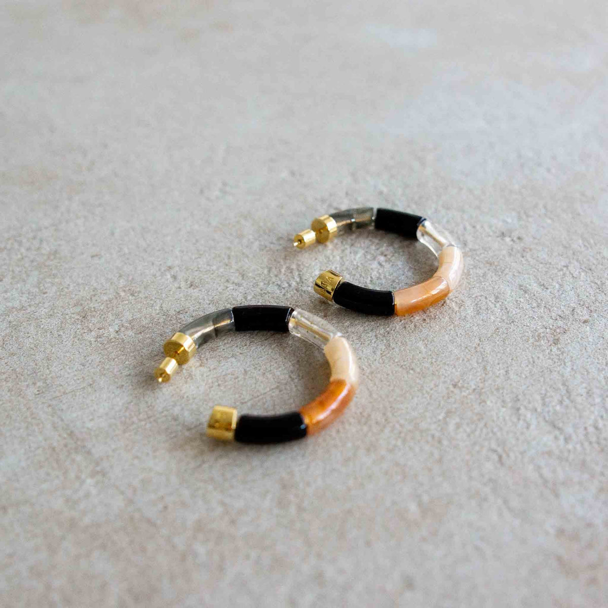 Boucles d’oreilles Bola Black Night