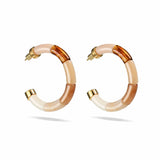 Boucles d’oreilles Bola Café