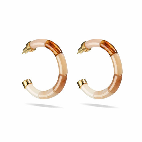 Boucles d’oreilles Bola Café