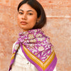 Grand foulard CARTHAGE Violet