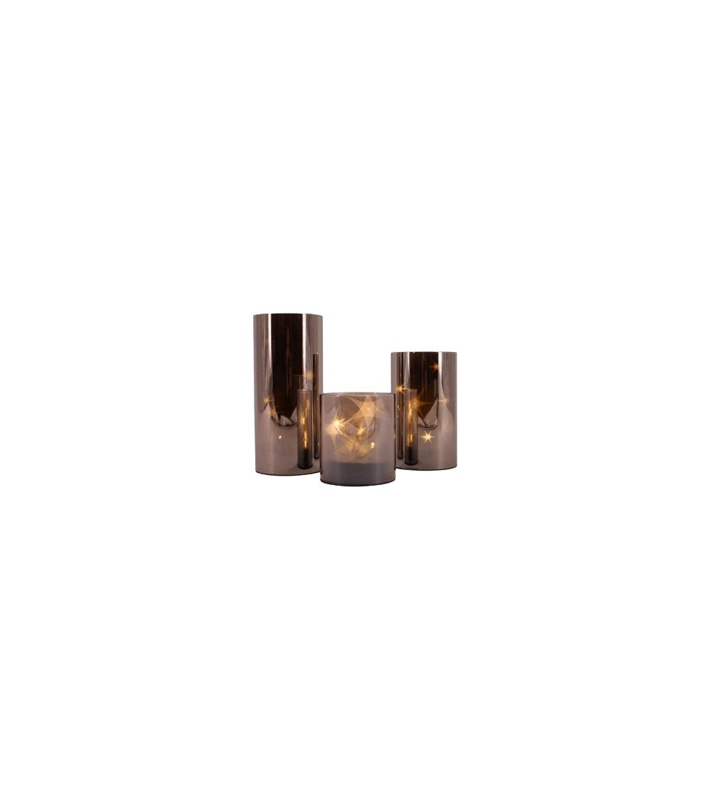 Coffret 3 lampes LED étoiles