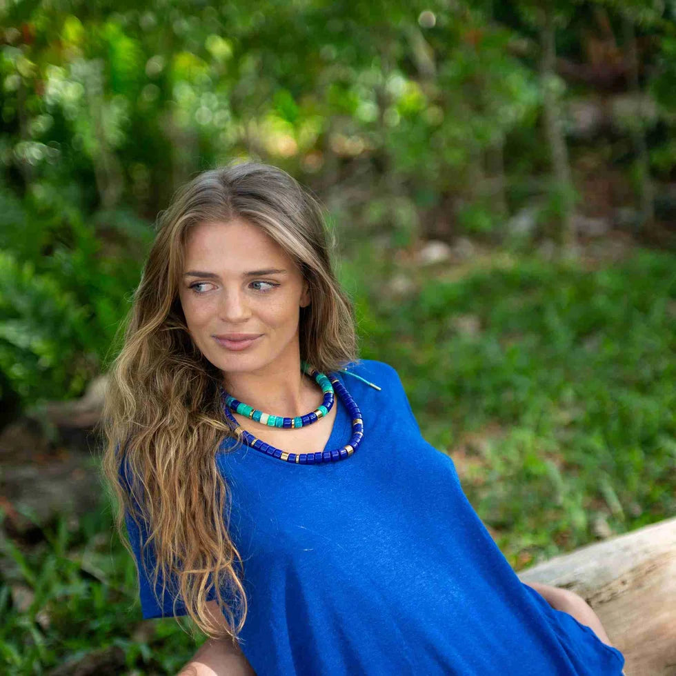 Collier Praia Cobalt