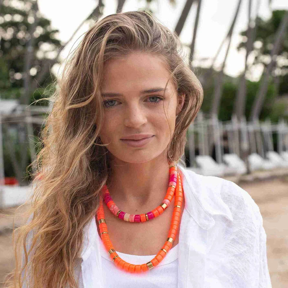 Collier Praia Laranja