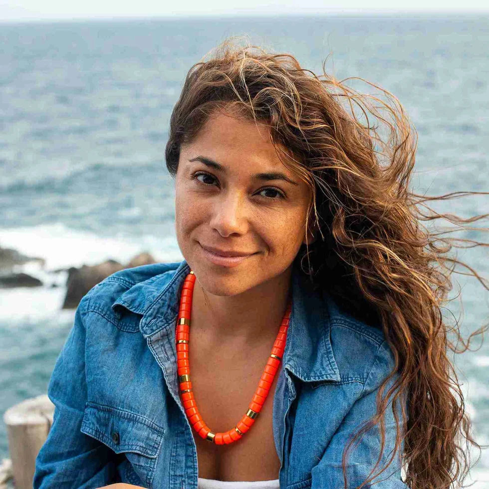 Collier Praia Laranja