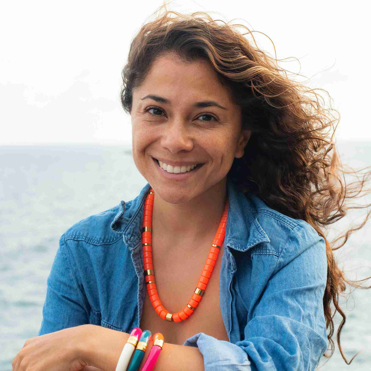 Collier Praia Laranja
