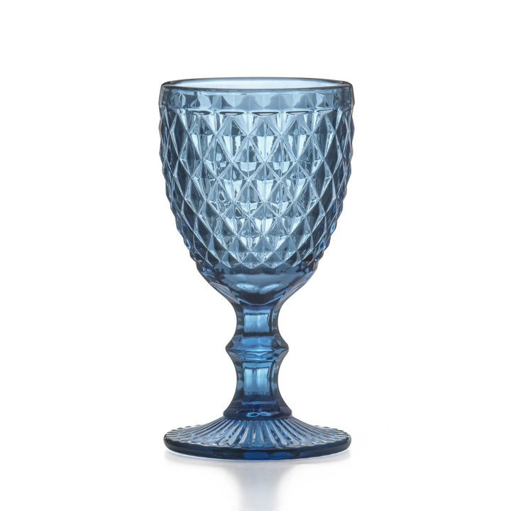 Diamond Bleu — Lot de 6 verres à pied 20 cl