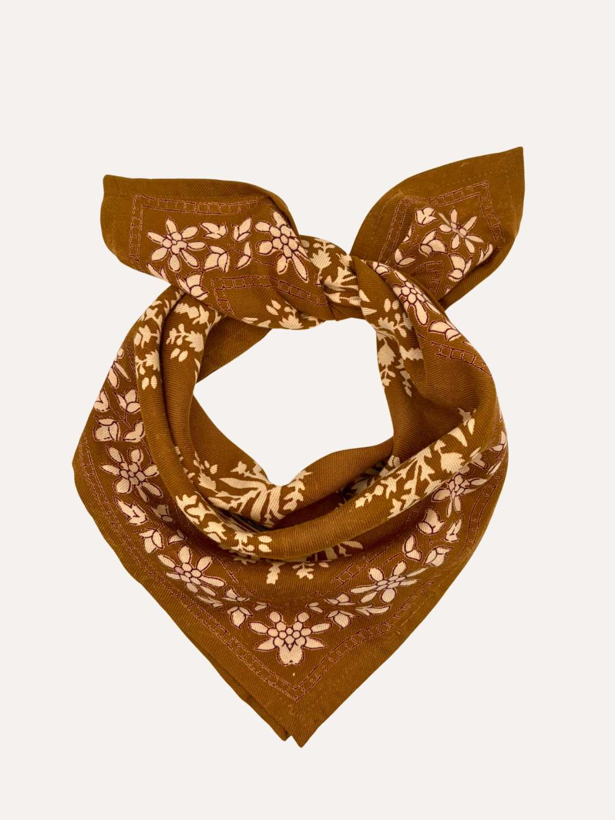 Petit foulard GALATIE Tabac — Byzantine