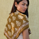 Grand foulard GALATIE Tabac — Byzantine