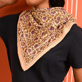 Grand foulard TULIPA Bleu — Byzantine