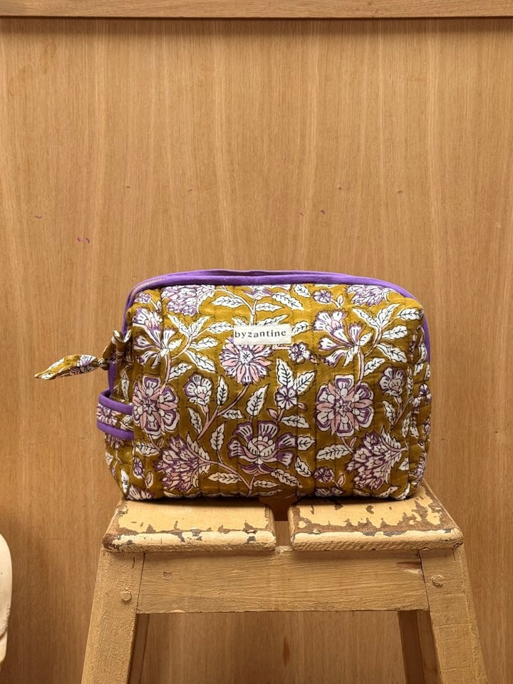 Trousse de toilette femme XL - Carthage Kaki — Byzantine