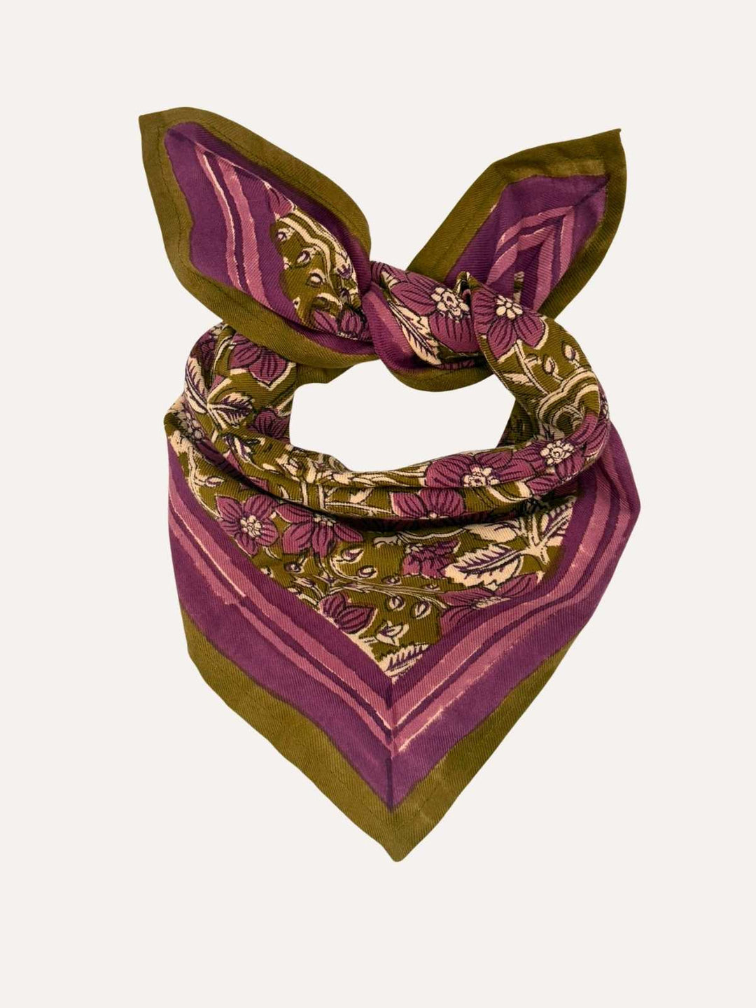Petit foulard HÉLIOS Kaki — Byzantine