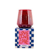 Bougie parfumée en verre lustré rouge — 480 g