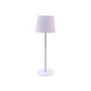 Lampe USB en métal blanc — H 27 cm