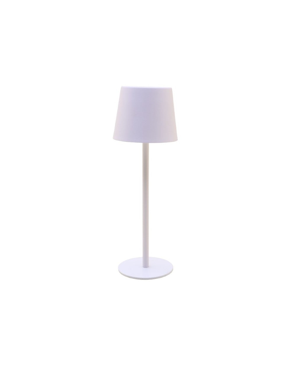 Lampe USB en métal blanc — H 27 cm – Norasia