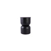 Table d’appoint en métal noir mat — Ø 31 × H 45 cm