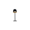 Lampe USB tactile en métal noir — H 38 cm