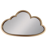 Miroir nuage doré, effet laiton — 45 × 26 cm – Norasia