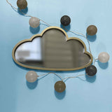 Miroir nuage doré, effet laiton — 45 × 26 cm – Norasia