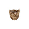 Panier rond en jacinthe d’eau