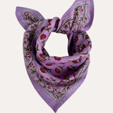 Petit foulard SÉLÉNÉ Vieux rose — Byzantine